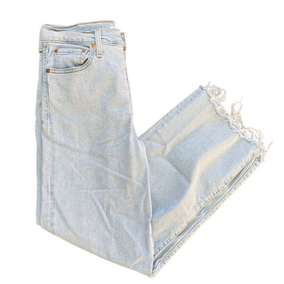 Levi's Women's Ribcage Straight Ankle Button Fly Denim Jeans Size 29 - Picture 4 of 7